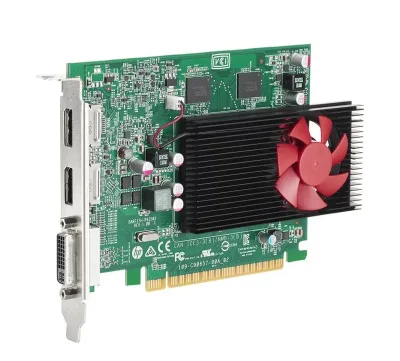 N3R91AT - HP Radeon R9 350 Graphic Card 2GB PCI Express 3.0 x16 OpenGL 4.3 DirectX 12DisplayPortDVI PC 2 x Monitors Supported Dual Link DVI Supported