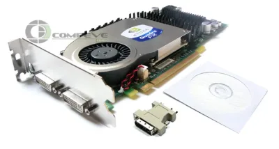 N4083 - Dell nVidia QUADRO FX 3400 256 MB Dual DVI PCI Express X16 GDDR3 SDRAM Graphics Card without Cable