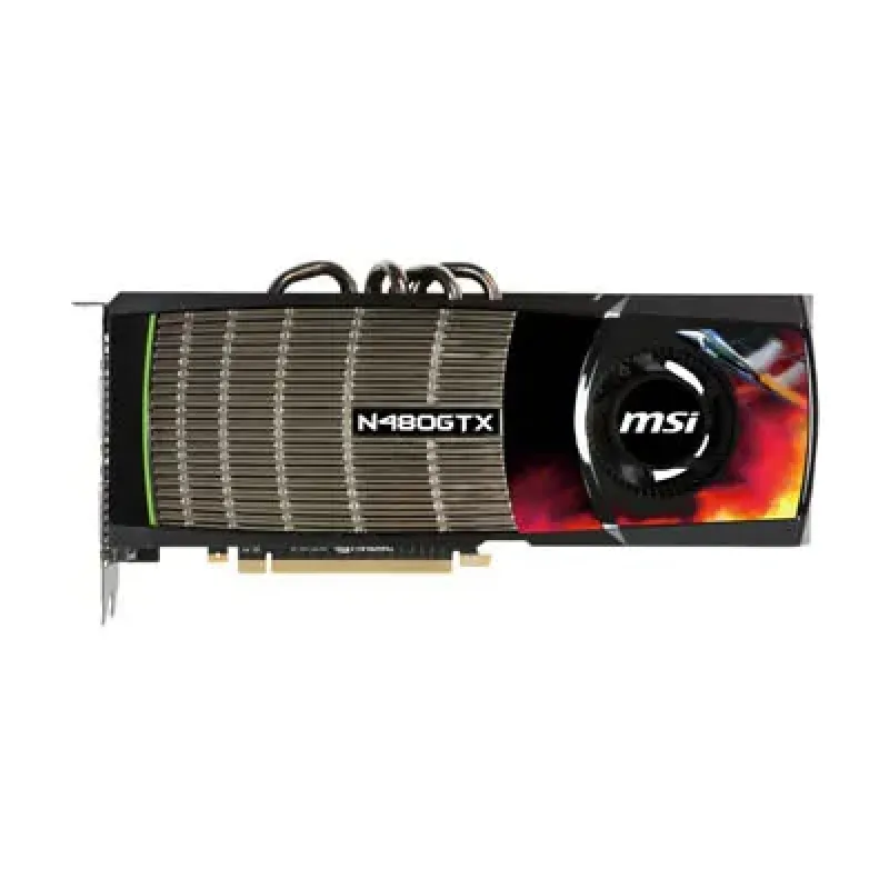 N480GTX-M2D15 - MSI GeForce GTX 480 1.5GB GDDR5 384-Bit PCI Express x16 2.0 Video Graphics Card