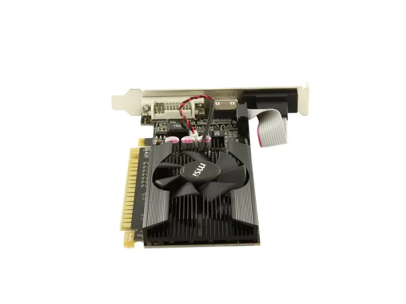 MSI N610GT-MD1GD3/LP Nvidia GeForce GT 610 1GB GDDR3 VGA/ DVI/ HDMI Low Profile PCI Express Video Graphics Card