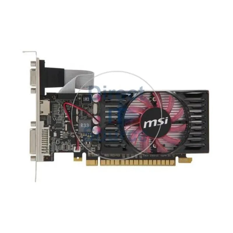 MSI N620GT-MD2GD3/LP GeForce GT 620 2GB 64-Bit DDR3 PCI Express x16 2.0 DVI/ D-Sub/ HDMI/ HDCP Support Video Graphics Card