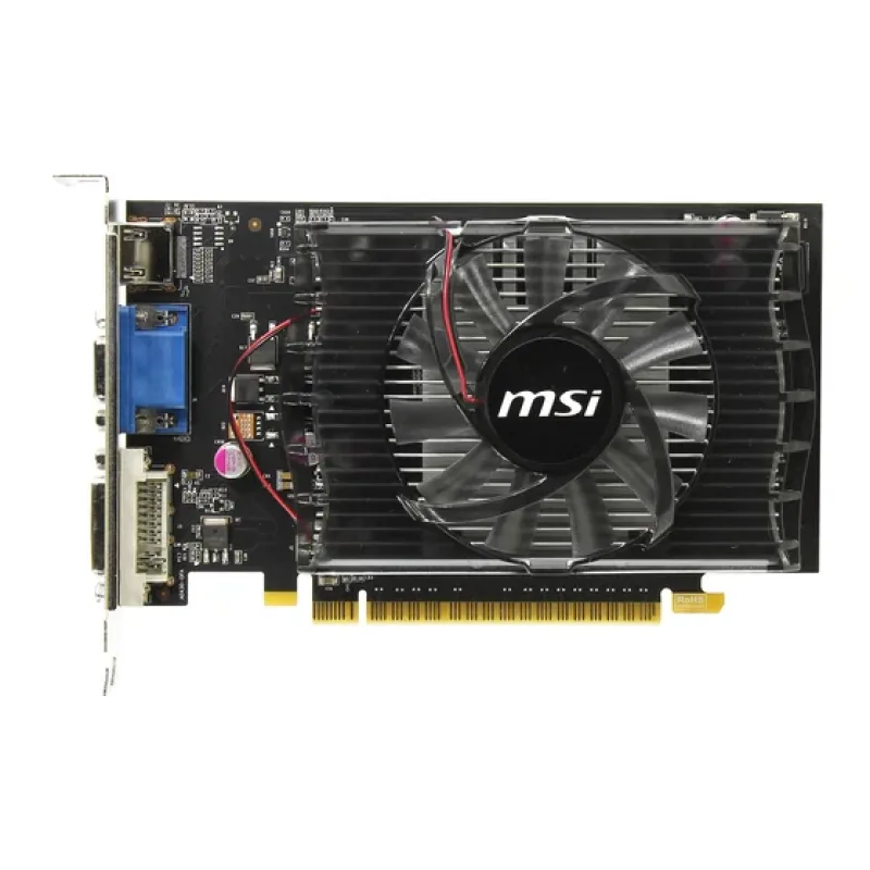 MSI N630-1GD3/LP Nvidia GeForce GT 630 1GB DDR3 VGA/DVI/HDMI Low Profile PCI Video Graphics Card