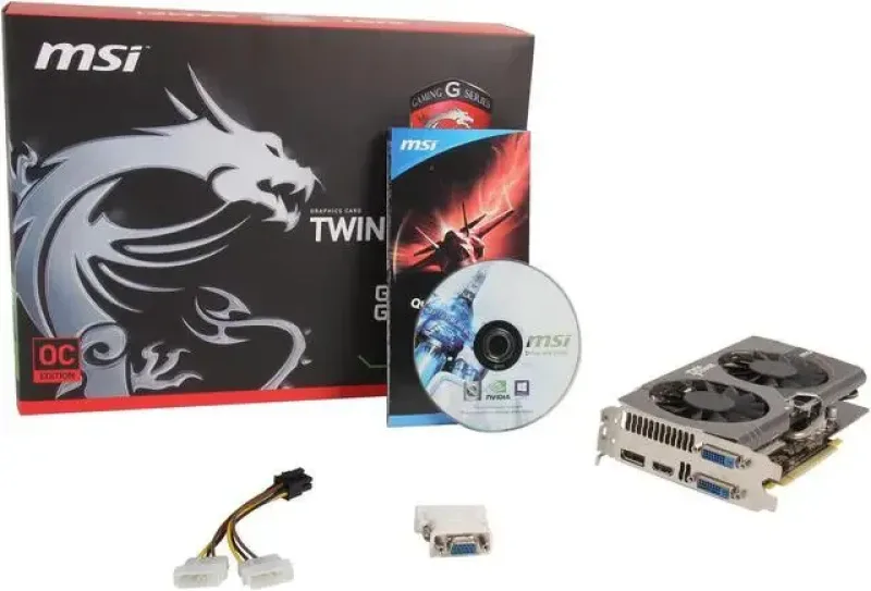 MSI N650Ti-2GD5/OC GeForce GTX 650 Ti Boost 2GB 192-Bit GDDR5 HDCP Ready SLI Support Video Graphics Card