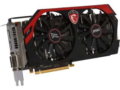 MSI N760-2GD5T/OC GeForce GTX 760 2GB 256-Bit GDDR5 PCI Express 3.0 x16 HDCP Ready DVI DisplayPort HDMI Video Graphics Card