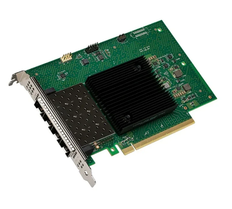 Dell N83V3 E810 4-Ports 10/25GbE SFP28 PCI Express 4.0 x16 Full Height Network Adapter