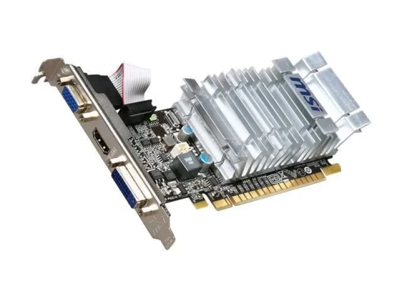MSI N8400GS-MD1GD3H/LP GeForce 8400 GS 1GB DDR3 64-Bit PCI Express 2.0 x16 DVI VGA HDMI Video Graphics Card