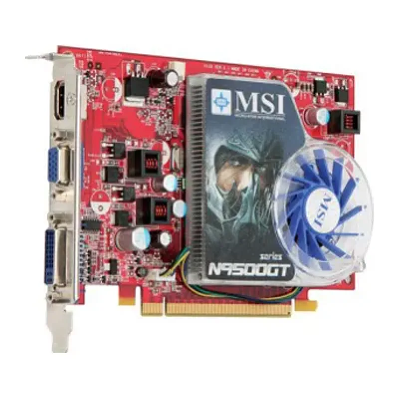 N9500GT-512 - MSI Nvidia GeForce 9500GT 512MB DDR3 DVI/HDMI PCI Express Video Graphics Card