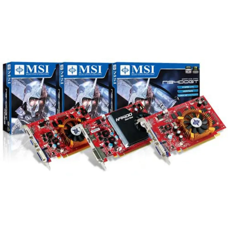 MSI N9500GT-MD512/D3 GeForce 9500GT 512MB 128-Bit GDDR3 PCI Express 2.0 x16 DVI to D-Sub Adaptor Video Graphics Card