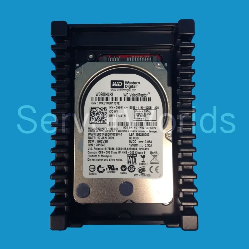N961M - Dell 80GB 10000RPM SATA 3Gb/s 16MB Cache 2.5-inchHard Drive