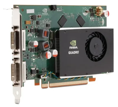 NB769AA - HP Nvidia Quadro FX380 256MB GDDR3 128-Bit Dual DVI Port Video Graphics Card