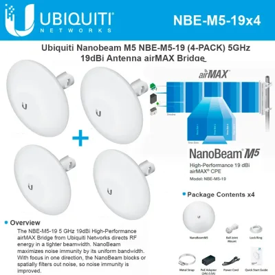 NBE-M5-19 - Ubiquiti NanoBeam M High-Performance airMAX