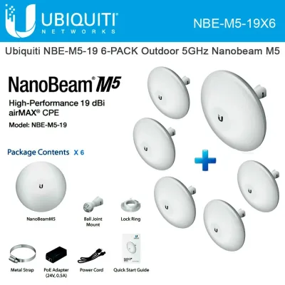 NBE-M5-19-US - Ubiquiti NanoBeam M High-Performance airMAX