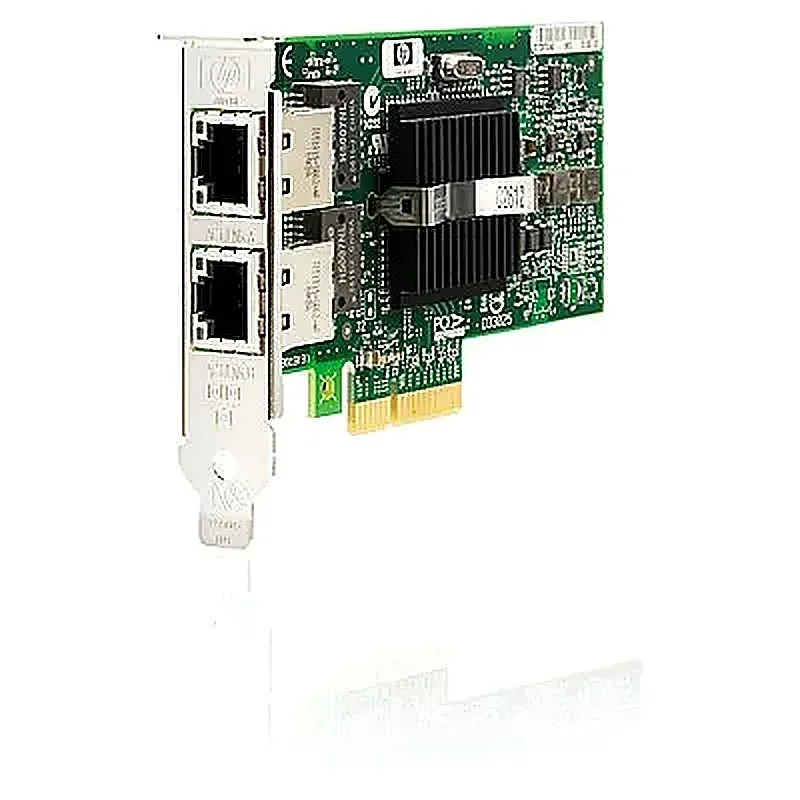 HP NC360T 2 x Ports 10/100/1000Base-T PCI-Express Gigabit Ethernet Network Interface Card. In Stock
