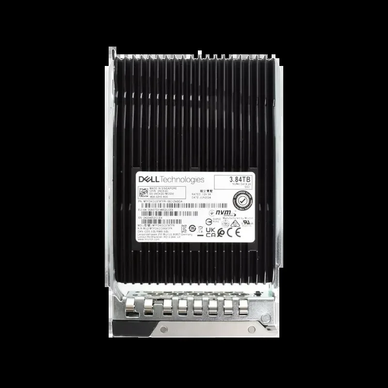 Dell NDK2D 3.84TB PCI Express NVMe 4.0 Read Intensive U.2 2.5-Inch ISE Solid State Drive with 14G, 15G and 16G Carrier