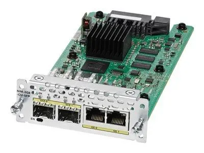 NIM-2GE-CU-SFP - Cisco 2 x Ports Gigabit Ethernet WAN Network Interface Module