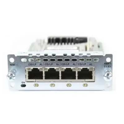 Cisco NIM-4MFT-T1/E1 4-Port Clear Channel Data and Voice T1/E1 Module