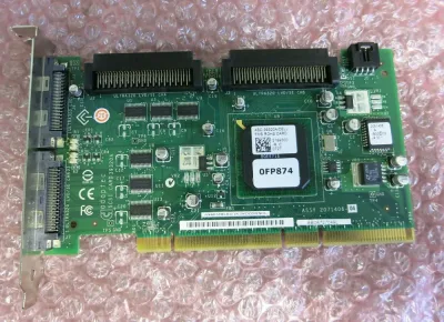 NK025 - Dell PERC4 Dual Channel PCI-x Ultr320 SCSI RAID Controller Card with Standard Bracket