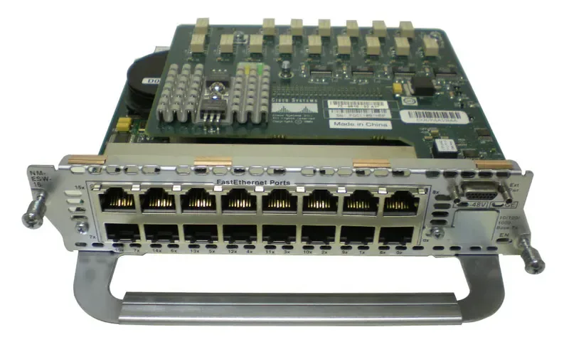 NM-16ESW-PWR-1GIG - Cisco Systems 16-Ports 16 x 10/100BaseTX Managed Fast Ethernet Network Switch Module