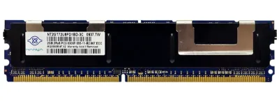 NT2GT72U8PD1BD-3C - Nanya 2GB DDR2-667MHz PC2-5300 ECC Fully Buffered CL5 240-Pin DIMM Dual Rank Memory Module
