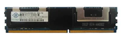 NT4GT72U4ND0BD-AC - Nanya 4GB DDR2-800MHz PC2-6400 ECC Fully Buffered CL5 240-Pin DIMM Dual Rank Memory Module