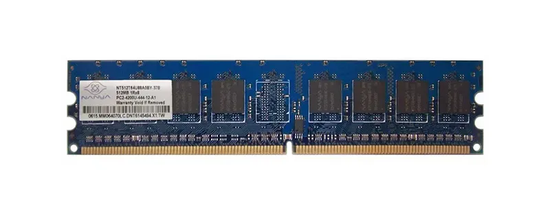 NT512T64U88A0BY-37B - Nanya 512MB DDR2-533MHz PC2-4200 non-ECC Unbuffered CL4 240-Pin DIMM 1.8V Memory Module