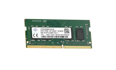 NT8GA64D88CA3S-HR - Nanya 8GB PC4-21300 DDR4-2666 MHz non-ECC unbuffered CL19 260-PIN SODIMM 1.2V Single Rank x8 Memory Module