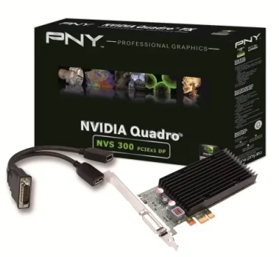 NVS300 - Nvidia Quadro NVS 300 512MB PCI-Express 2.0 x16 Video Graphics Card