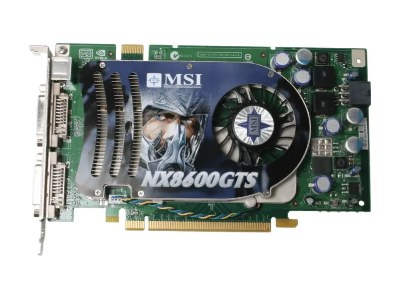 NX8600GTS-T2D256E-HD - MSI GeForce 8600 GTS 256MB 128-Bit GDDR3 PCI Express x16 Video Graphics Card