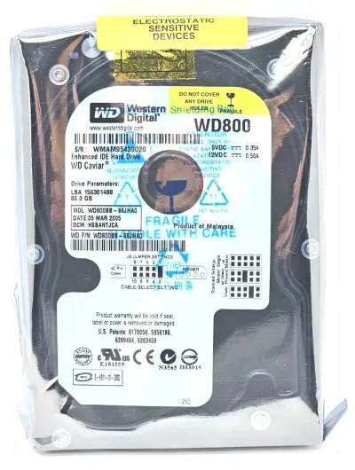 OJN526 - Dell 80GB 4200RPM ATA/IDE 1.8-inch Hard Drive