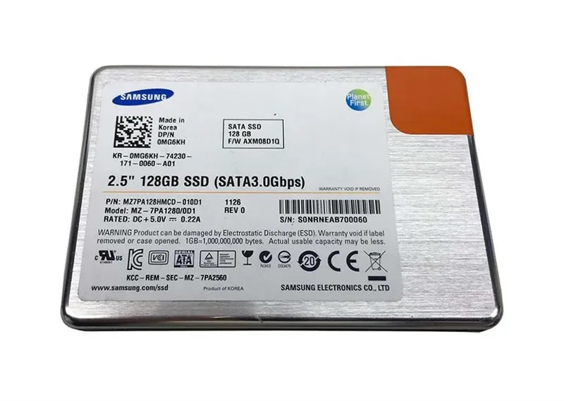 OMG6KH - Dell 128GB Multi-Level Cell (MLC) SATA 6Gb/s 2.5-inch Solid State Drive
