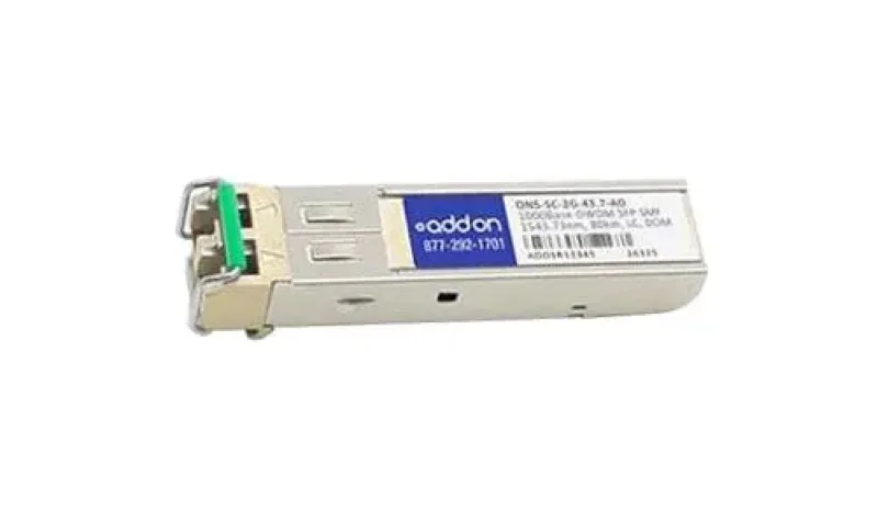 ONSSC2G437AO - Addonics OC-48 OC-48-DWDM Single-mode Fibre 80km 1543.73nm LC Connector SFP Transceiver Module