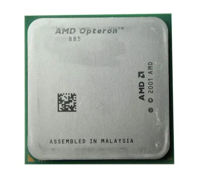OST885FAA6CC - AMD Opteron 885 Dual Core 2.60GHz 1000MHz FSB 2MB L2 Cache Socket 940 Processor