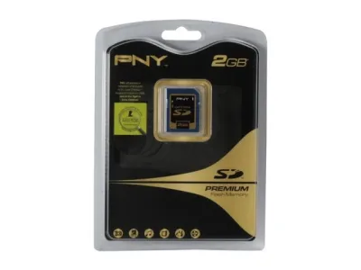 P-SD2GBX2-EF - PNY 2GB SD Flash Memory Card