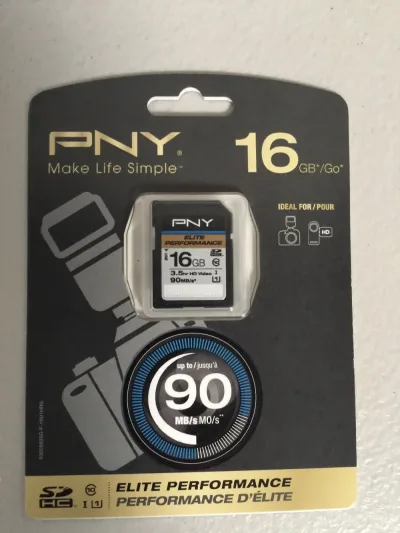 P-SDH16U1H-GE-A1 - PNY Elite Performance 16GB Class 10 SDHC UHS-I Flash Memory Card