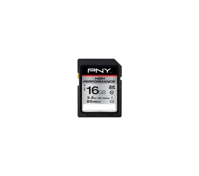 P-SDHC16GU185-GE - PNY Performance 16GB Class 10 SDHC Flash Memory Card
