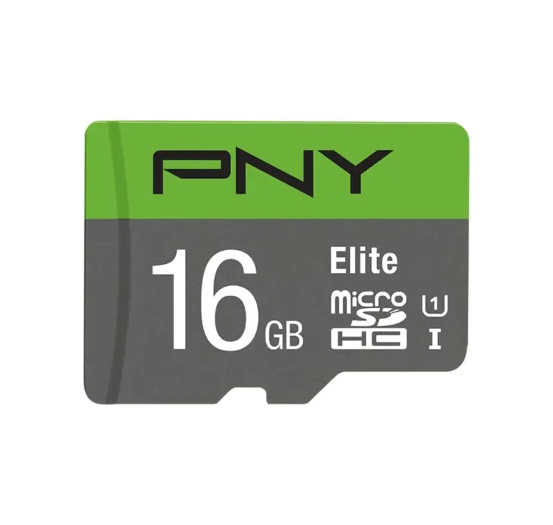 P-SDU16U185EL-GE - PNY Elite 16GB Class 10 microSDHC UHS-I U1 Flash Memory Card