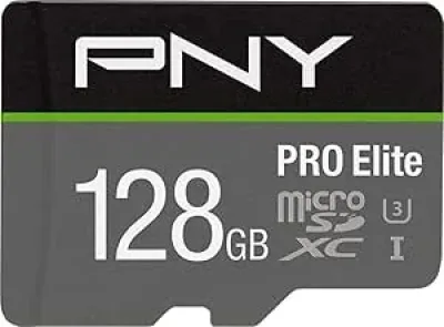 P-SDUX128U395PRO-GE - PNY PRO Elite 128GB microSDXC Flash Memory Card