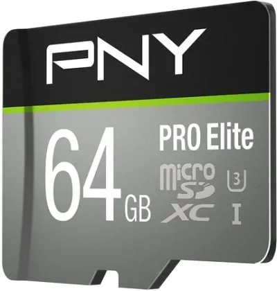 P-SDUX64U395PROE-GE - PNY PRO Elite 64GB microSDXC Flash Memory Card