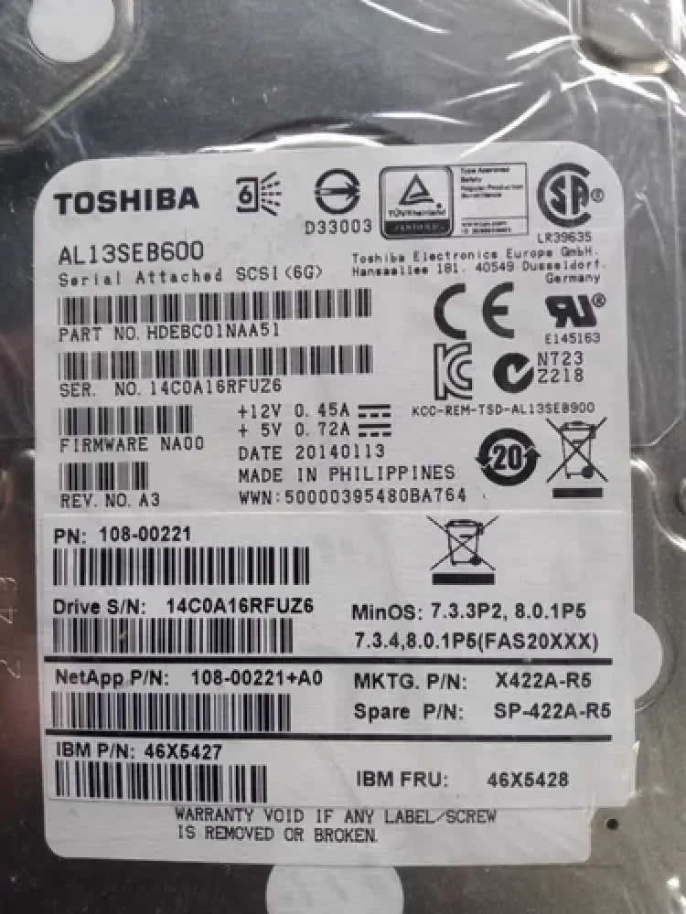 P000398260 - Toshiba 60GB 5400RPM ATA-100 8MB Cache 2.5-inch Hard Disk Drive