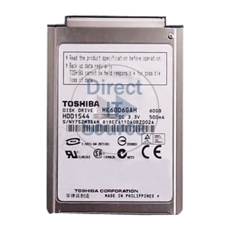 P000402450 - Toshiba 60GB 4200RPM ATA-100 2MB Cache 2.5-inch Hard Disk Drive