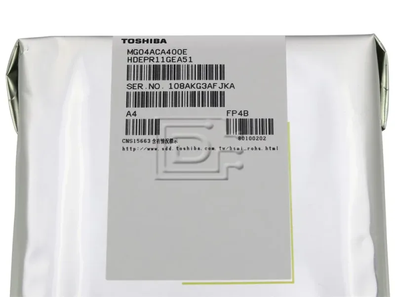 P000444490 - Toshiba 40GB 5400RPM SATA 1.5GB/s 2.5-inch Hard Disk Drive