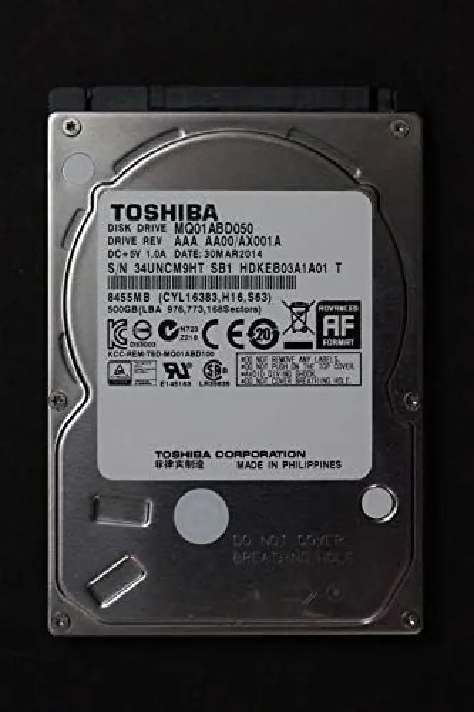 P000447770 - Toshiba 120GB 5400RPM ATA-100 8MB Cache 2.5-inch Hard Disk Drive