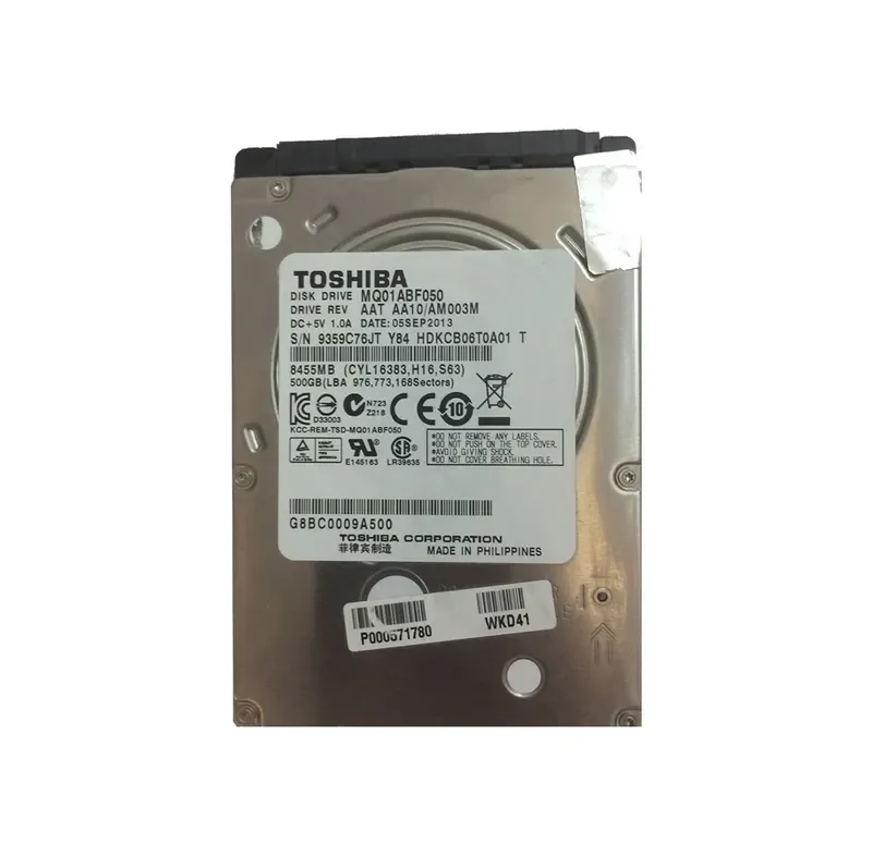 P000571780 - Toshiba 500GB 5400RPM SATA 6Gb/s 2.5-inch Hard Drive