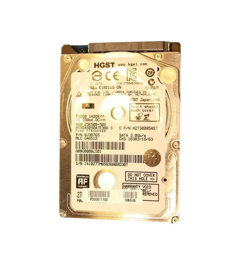 P000611100 - Toshiba 500GB 5400RPM SATA 3Gb/s 2.5-inch Hard Drive