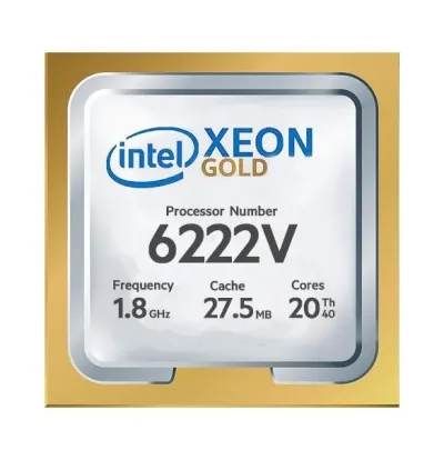 P05689-L21 - HP 1.80GHz 10.4GT/s UPI 27.5MB Cache Socket FCLGA3647 Intel Xeon Gold 6222V 20-Core Processor