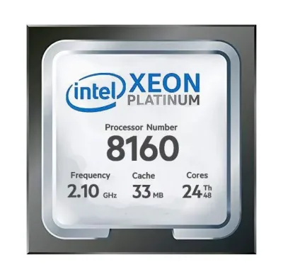 P08054-L21 - HP 2.10GHz 10.4GT/s UPI 33MB L3 Cache Socket FCLGA3647 Intel Xeon Platinum 8160 24-Core Processor