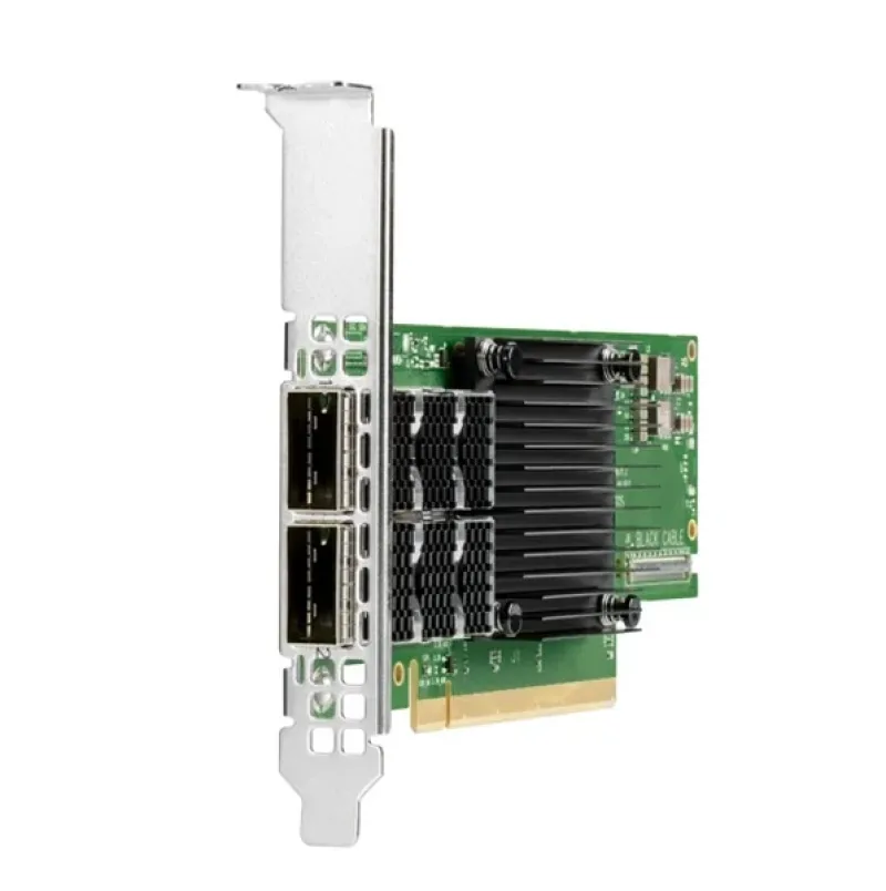 HPE P08257-B21 InfiniBand MCX653106A-ECAT HDR100 2-Ports 100GbE Qsfp56 PCI Express 3.0 x16 Ethernet Network Adapter for ProLiant Server. In Stock