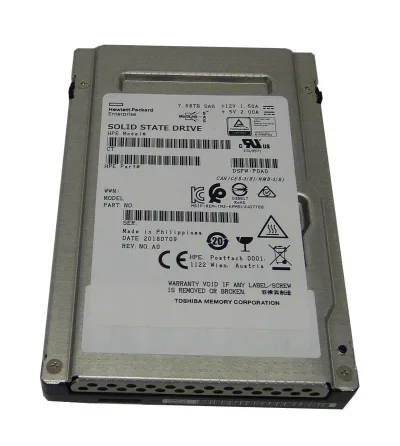 P10446-B21 - HP 7.68TB SAS 12Gb/s Read Intensive 2.5-inch Solid State Drive