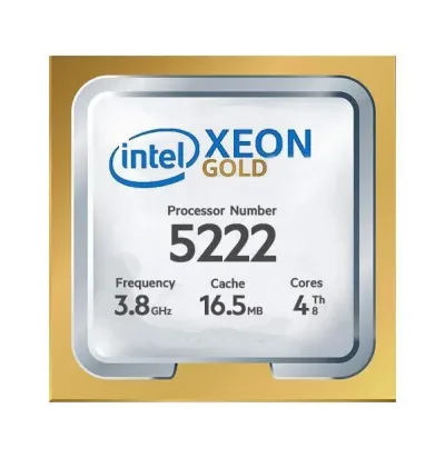 P12024-L21 - HP 3.80GHz 10.4GT/s UPI 16.5MB Cache Socket FCLGA3647 Intel Xeon Gold 5222 4-Core Processor