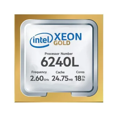 P12033-L21 - HP 2.6GHz 10.4GT/s UPI 24.75MB Cache Socket FCLGA3647 Intel Xeon Gold 6240 18-Core Processor